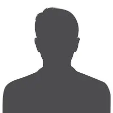 A man 's silhouette is shown in this image.